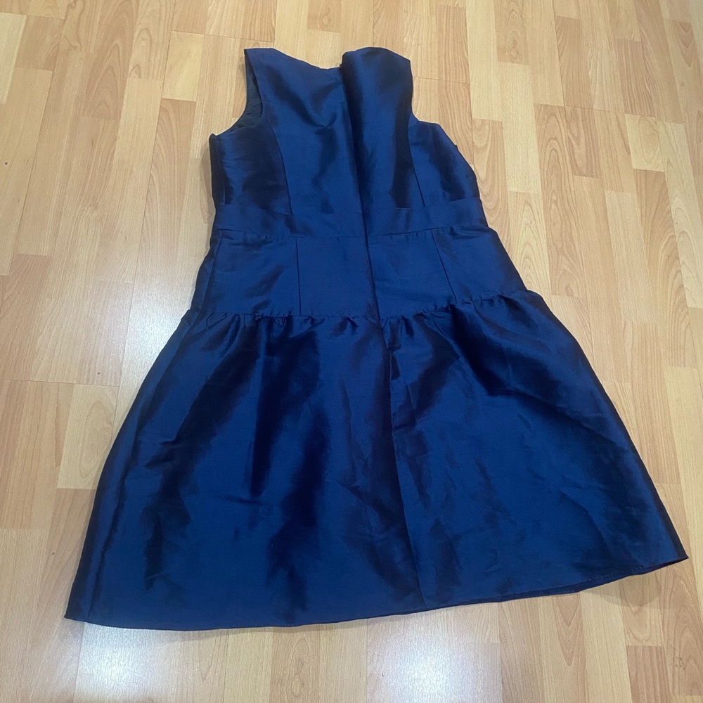 SOLD..Monique Lhuillier Bridesmaids Midnight Blue Gown